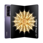 Honor Magic V2 5G Mobile Phone, Sim Free, Folding Smartphone, 16+512GB, 6.43''+7.92'' foldable OLED screen, 5000mAh all-day battery, dual SIM, Android 13, Purple