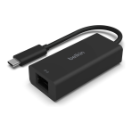 Belkin USB Type C to 2.5 Gb Ethernet Adapter, USB-IF Certified Thunderbolt 3 & 4 / USB-C to LAN Network Adapter Compatible with MacBook Pro/Air, iPad Pro, XPS, Surface, and Other USB-C Devices