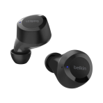 Belkin SoundForm Bolt True Wireless Earbuds, Wireless earphones with up to 28H of battery life and Mono Mode, IPX4 sweat and water resistance, Bluetooth headphones with mic for iPhone, Galaxy and more