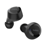 Belkin SoundForm Bolt True Wireless Earbuds, Wireless earphones with up to 28H of battery life and Mono Mode, IPX4 sweat and water resistance, Bluetooth headphones with mic for iPhone, Galaxy and more