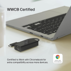 Belkin USB Type C to 2.5 Gb Ethernet Adapter, USB-IF Certified Thunderbolt 3 & 4 / USB-C to LAN Network Adapter Compatible with MacBook Pro/Air, iPad Pro, XPS, Surface, and Other USB-C Devices - Image 3