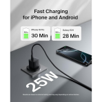 Belkin USB-C Plug 25W - USB-C Phone Charger PD 3.0 Fast Charging - Black - Image 3