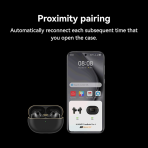 HUAWEI FreeBuds Pro 4 Wireless Earbuds, Bluetooth Headphones with Lossless Sound Quality, Clear Calls, Intelligent Dynamic ANC, Silver String Design, 33 Hours Battery Life, iOS & Android, Black - Image 2