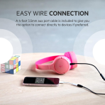 Belkin SoundForm Mini Kids Wireless Headphones - Pink - Image 3