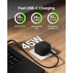 Belkin Compact Wall Charger 45W - Black - Image 3