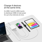 Belkin 108W GaN USB Charging Station for Multiple Devices - Image 4