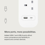 Belkin 4-Outlet Surge Protector Power Strip, 525 Joules of Protection - Image 5