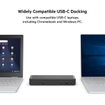 Belkin 14-port USB-C Docking Station, 65W Power Delivery, 4K Display, 2 HDMI and 2 DisplayPorts, 3 USB-C, 5 USB-A Ports, and 1 Gigabit Ethernet, Dock for Chromebook, Windows PCs, XPS and other - Image 5