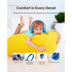 Belkin SoundForm Mini Kids Wireless Headphones | Blue - Image 5