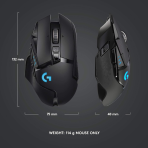 Logitech G502 LIGHTSPEED Wireless Gaming Mouse | PC/Mac - Image 5