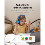 Belkin SoundForm Mini Kids Wireless Headphones | Blue - Image 6