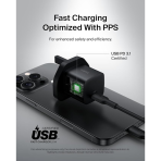 Belkin USB-C Plug 25W - USB-C Phone Charger PD 3.0 Fast Charging - Black - Image 2