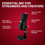 HyperX SoloCast – USB Condenser Gaming Microphone - Image 9